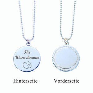 Personalisierte Halskette,Halskette mit Gravur, Personalisierte Geschenke in Deutschland, von personalisierte Halsketten mit Gravur Bild 3
