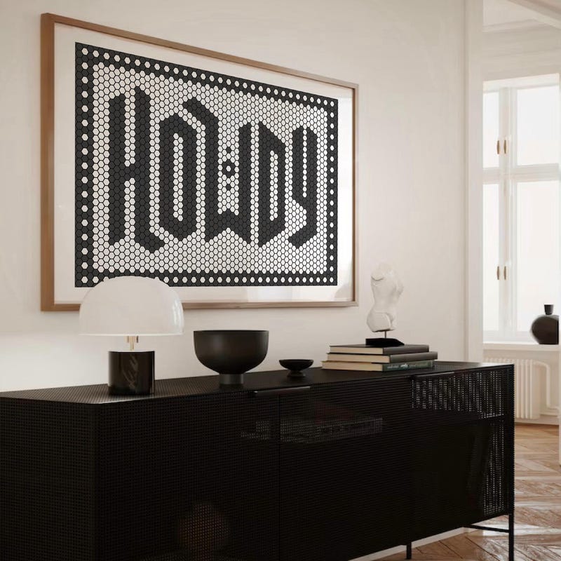 Tile Typography - Etsy