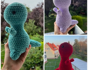 Gehäkelter T-Rex - crochet by Leo