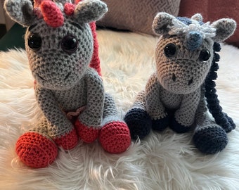 Gehäkeltes Einhorn - crochet by Alix