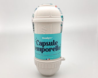 Capsule temporelle toodays.me - Fabrication française - Cadeau original : anniversaire, naissance, mariage, crémaillère, fête, EVJF, EVG...