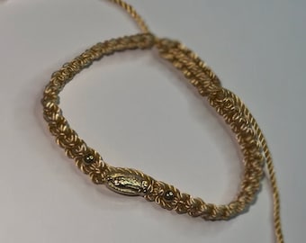 Gold Virgen de Guadalupe bracelet