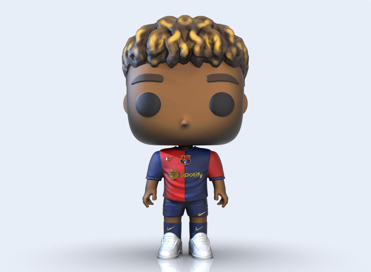Lamine Yamal FC Barcelona フィギュア Banbo Toys SOCKERS FC Barcelona Lamine Yamal 8