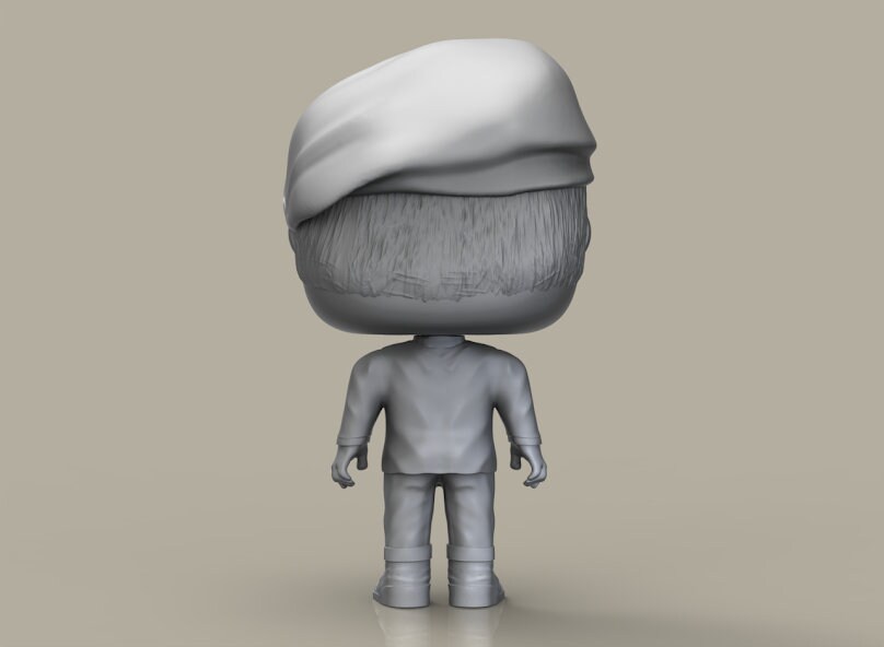 3D Model Female Military Pop Style / 3D Personalised Figures / 3D ...