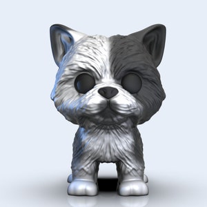 3D Model Funko Pet / Funko Akita Inu / Custom Dog Model for 3D Printing
