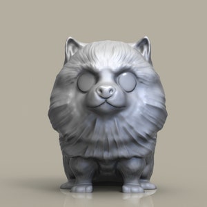 3D Model Funko Pet / Funko POP Pomeranian  / Custom Dog Model for 3D Printing