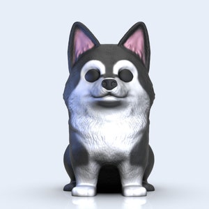 3D Model Funko Pet / Funko Akita Inu / Custom Dog Model for 3D Printing