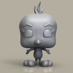 Tweety 3D Model / Custom Tweety Model for 3D Printing