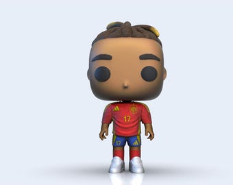 3D Model Nico Williams Spain Pop Style / 3D Personalised Figures / 3D Printable Figures