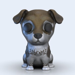 3D Model Funko Pet / Funko Akita Inu / Custom Dog Model for 3D Printing