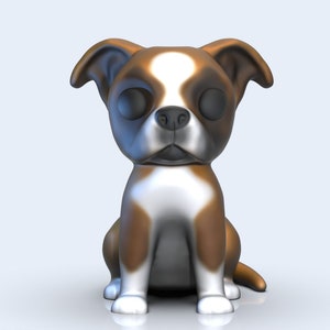 3D Model Funko Pet / Funko POP Boxer / Custom Dog Model for 3D Printing