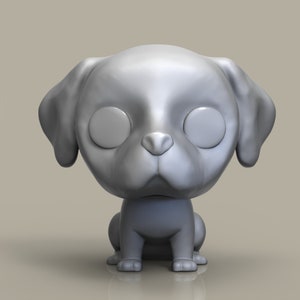 3D Model Funko Pet / Funko POP Labrador Retriever / Custom Dog Model for 3D Printing