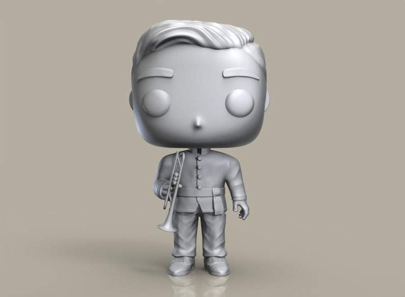 3D Model Male Trumpeter Pop Style / 3D Personalised Figures / 3D ...