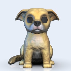 3D Model Funko Pet / Funko Akita Inu / Custom Dog Model for 3D Printing