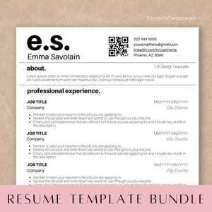 Minimalist Resume Template Professional - Il 300x300.5160060206 147t 