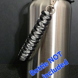 Paracord Water Bottle Handle with 3-Hole Safety Ring