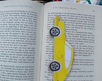 Porsche bookmark - Car bookmark, cute bookmark, kids bookmark, hand made, illustrated, cars, small gifts, socking stuffers
