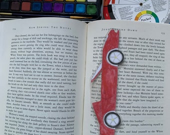 Ferrari bookmark - Car bookmark, cute bookmark, kids bookmark, hand made, illustrated, cars, small gifts, socking stuffers
