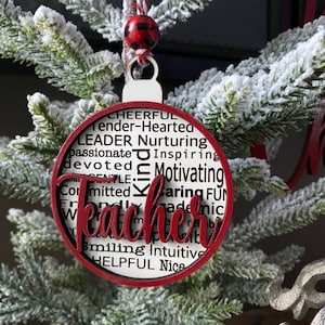 Teacher Ornament SVG