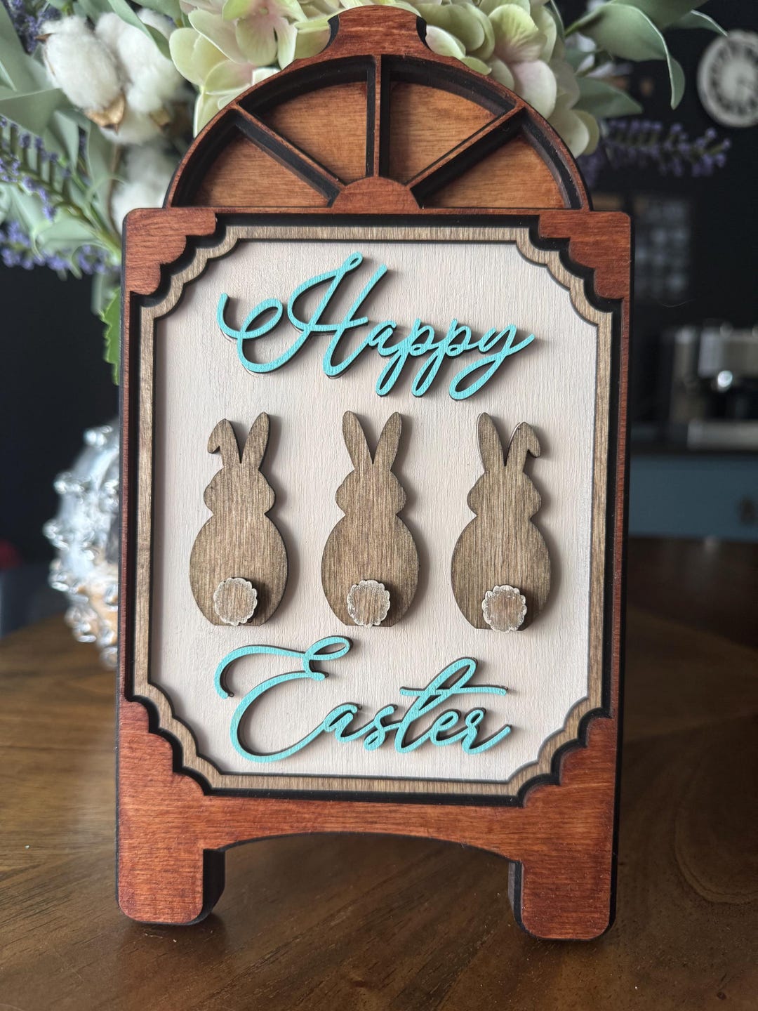 Happy Easter Bunny Interchangeable Bistro Sign Insert - Holiday Decor ...