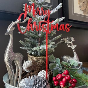 Merry Christmas accent stand