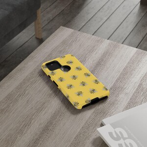 Bumble Bee-telefoonhoesje - gele insectenpatroon hoes voor iPhone 17 Air 16 Pro Max 15 14 13 12 11, Samsung S25 Ultra S24 S23, Pixel 9 Pro 8 7 afbeelding 10