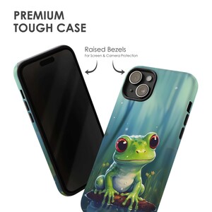 Kawaii Frog Phone Case – Cute Anime Design for iPhone, Galaxy, Pixel – Durable Protective Cover image 3
