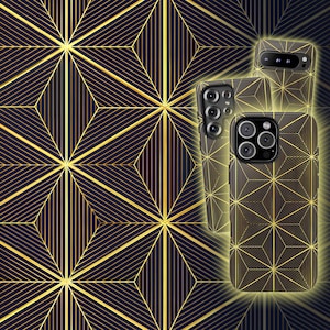 Art Deco Geometric Phone Case, Vintage Pattern iPhone 16 pro Case, Retro Pixel 9 Case, Geometric S25 Phone Case, Art Deco iPhone 15 Pro Case
