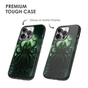 Cthulhu-telefoonhoesje - Sea Monster Gothic Horror Cover voor iPhone 17 Air 16 Pro Max 15 14 13, Samsung S25 Ultra S24 S23 S22 S21, Pixel 9 Pro 8 afbeelding 4