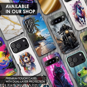 Funda para teléfono con calavera de motociclista: diseño de motocicleta grunge para iPhone, Samsung y Pixel imagen 12