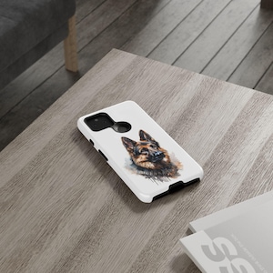 Watercolor German Shepherd Phone Case: Dog Lover Gift for iPhone, Samsung & Pixel image 10