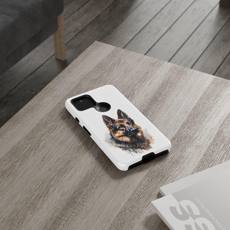 Watercolor German Shepherd Phone Case: Dog Lover Gift for iPhone, Samsung & Pixel image 10