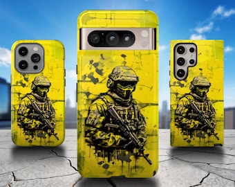 Military Phone Case, Hunting Pixel 9 Pro Case, Military iPhone 16 Pro Case, Hunting S25 Ultra Case, Military Retirement Gifts, Army S24 Case