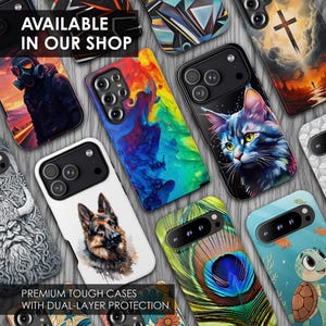 Giraffe Collage Phone Case: Summer Giraffe Art for iPhone 17 Air 16 Pro Max 15 14 13 12, Samsung S25 Ultra S24 S23 S22 S21 & Pixel 9 Pro 8 7 image 14