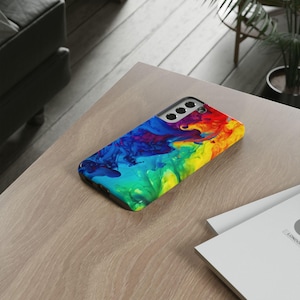 Rainbow Liquid Phone Case - Colorful Abstract Art Cover for iPhone 17 Air 16 Pro Max 15 14 13 12, Samsung S25 Ultra S24 S23 & Pixel 9 Pro 8 image 9