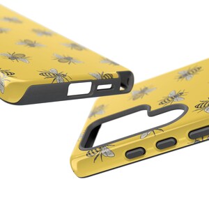 Bumble Bee-telefoonhoesje - gele insectenpatroon hoes voor iPhone 17 Air 16 Pro Max 15 14 13 12 11, Samsung S25 Ultra S24 S23, Pixel 9 Pro 8 7 afbeelding 7