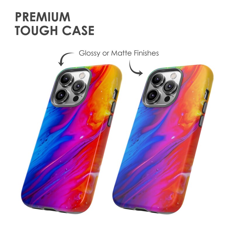 Etui na telefon Summer Rainbow – Jaskrawe, żywe kolory i jaskrawe kolory do iPhone'a 17 Air 16 Pro Max 15 14 13 12, Samsunga S25 Ultra S24 S23 S22, Pixela 9 zdjęcie 4