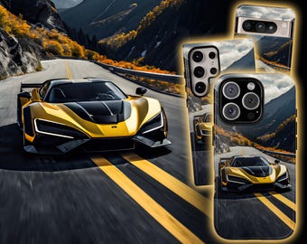 Supercar Phone Case – Super Car Gift for Car Guy Cover for iPhone 17 Air 16 Pro Max 15 14 13 12, Samsung S25 Ultra S24 S23 S22 S21, Pixel 9