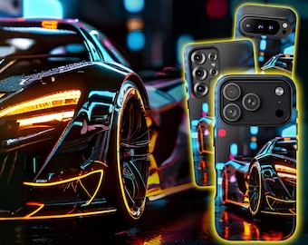 Exotic Hypercar Phone Case: Protective Automotive Style for iPhone, Samsung & Pixel