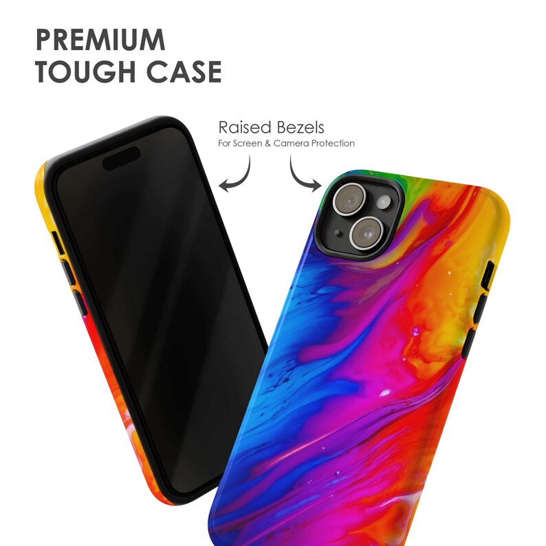 Etui na telefon Summer Rainbow – Jaskrawe, żywe kolory i jaskrawe kolory do iPhone'a 17 Air 16 Pro Max 15 14 13 12, Samsunga S25 Ultra S24 S23 S22, Pixela 9 zdjęcie 3
