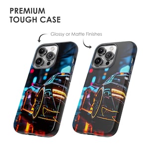 Funda para teléfono con diseño de hipercoche exótico: estilo automotriz protector para iPhone, Samsung y Pixel imagen 4