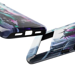 Cyberpunk Anime Phone Case - Cybergoth Girl Japanese Art Cover for iPhone 17 Air 16 Pro Max 15 14 13, Samsung S25 Ultra S24 S23, Pixel 9 Pro image 7