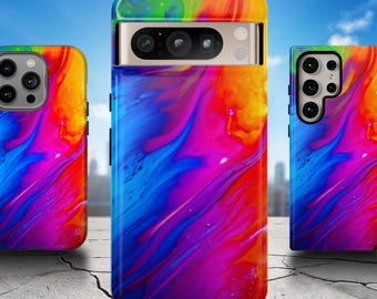 Summer Rainbow Phone Case, Summer iPhone 16 Pro Case, Rainbow iPhone 15 Pro Case, Colorful iPhone 14 Pro Case, Colourful iPhone 13 Pro Case