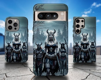 Etui na telefon Zombie Viking – gotycka kobieta z horrorem na iPhone'a 17 Air 16 Pro Max 15 14 13 12 11, Samsunga S25 Ultra S24 S23 S22, Pixela 9 Pro