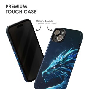 Blue Dragon Handyhülle: Fantasy Sternzeichen Design für iPhone, Samsung & Pixel Bild 3