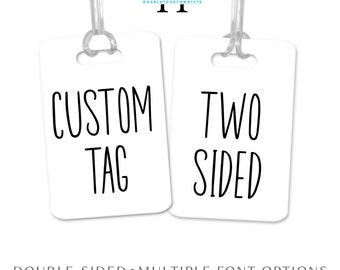 Custom Luggage Tag for Suitcases & Backpacks, Perfect Travel Gift