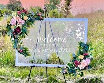 XL Personalized Wedding Sign – Custom Last Name & Wedding Date, Framed, Free Shipping (2 Sizes)