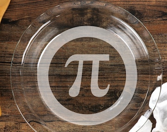 Pie Pan Etched Baking Dish – Custom Cooking Gift for Friends, Housewarming, Weddings, & Teachers