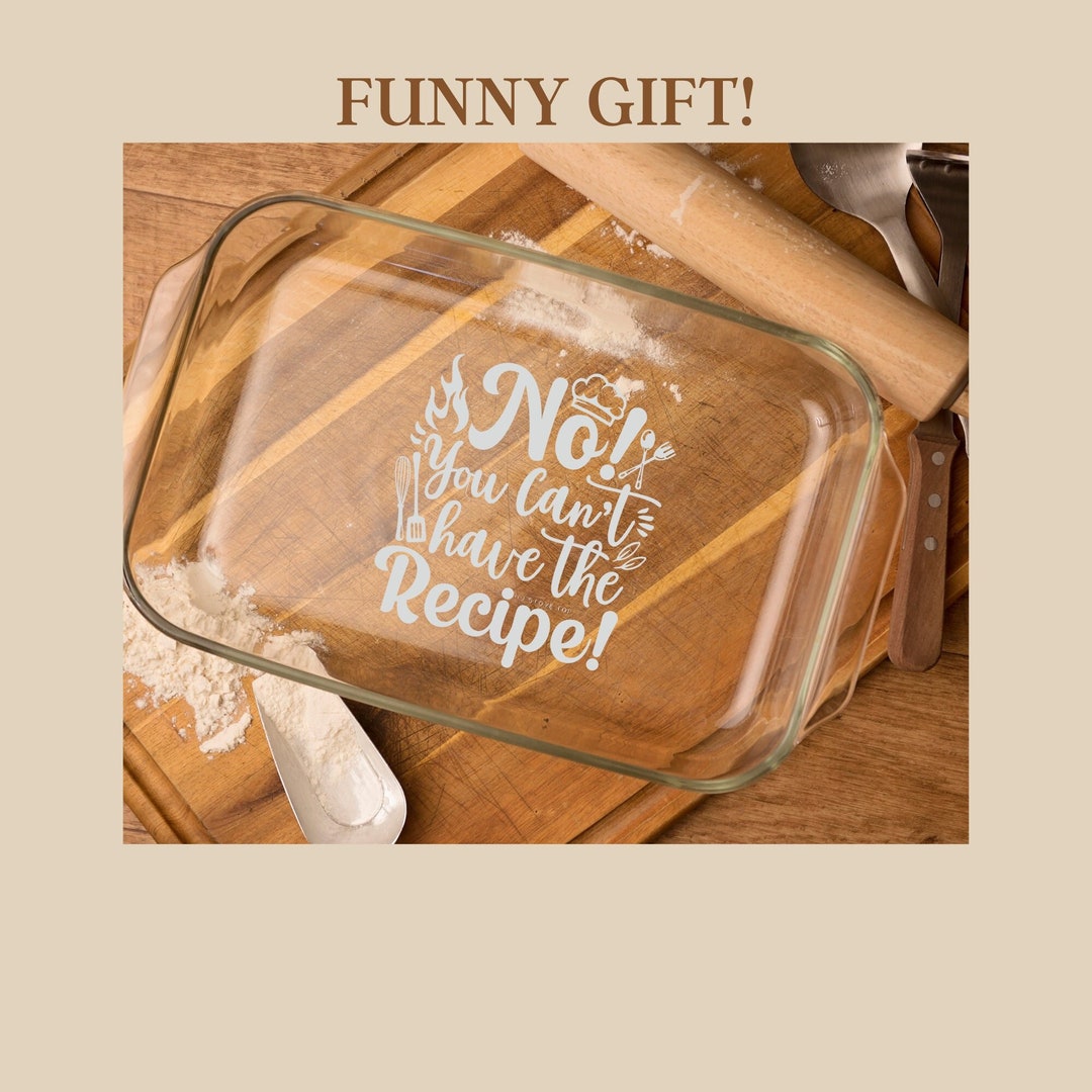 Casserole Baking Dish Etched Funny Cooking Dish Funny Wedding Etsy