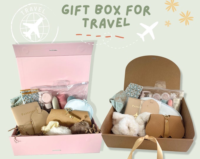 Personalized Travel Gift Box – Travel Essentials